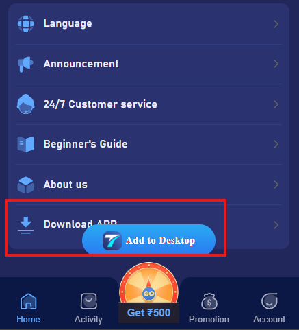 Download Tiranga Login App